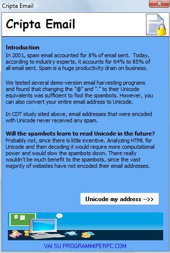 nascondere indirizzo email