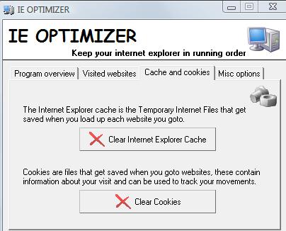 velocizzare internet explorer