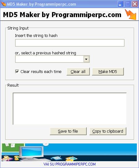 generatore md5