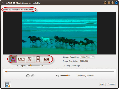selezionare formato video 3d