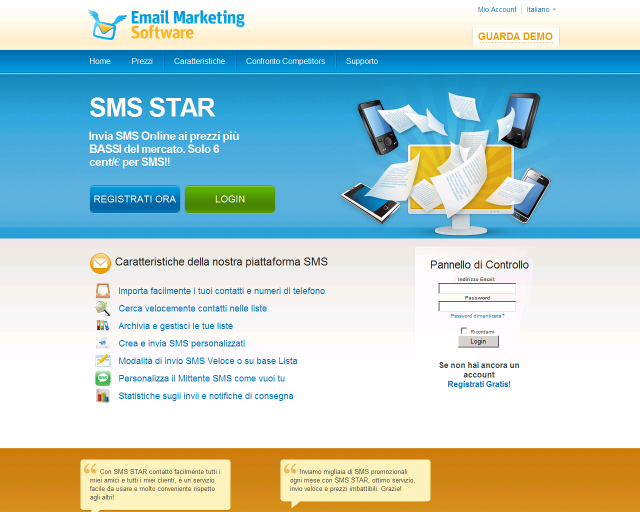 piattaforma SMS star