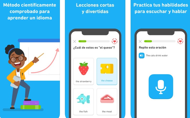  Le migliori applicazioni per l'apprendimento dell'inglese "width =" 723 "height =" 451 "/> </p>
<p> Infatti, è proprio negli esercizi in cui Duolingo riesce a sconfiggere i suoi concorrenti. Questi sono presentati sotto forma di minigiochi <strong> </strong> e <strong> domande e risposte </strong> con cui a poco a poco sarete in grado di far progredire la vostra crociata per l'inglese. </p>
<p> <img decoding=