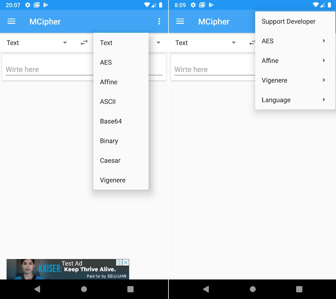  Come inviare messaggi segreti su WhatsApp e altre app "width =" 512 "height =" 456 "/> </p>
<p> Quando hai il testo scritto corrispondente, devi solo condividere il codice ASCII generato con l'altro utente. D'altra parte, il destinatario inserirà il testo che è stato crittografato nella sua applicazione MCipher, ma stabilendo i valori inversi: <strong> da ASCII a TEXT </strong>. In pochi secondi verificherai che il risultato è corretto al 100% e non fallisce. </p>
<p> Questo strumento è un traduttore molto speciale. Se a volte condividi informazioni riservate e desideri un ulteriore livello di sicurezza, ti consigliamo di utilizzarle. </p>
<p><!-- Start shortcoder --> </p>
<p class=