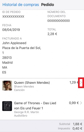  Come ottenere un rimborso da App Store e iTunes "width =" 269 "height =" 421 "/> </p>
<p> Se invece stai utilizzando <strong> iTunes </strong>fai clic sul pulsante "<strong> Altro" </strong> che troverai sotto il prezzo pagato per l'articolo. </p>
<p> <img decoding=