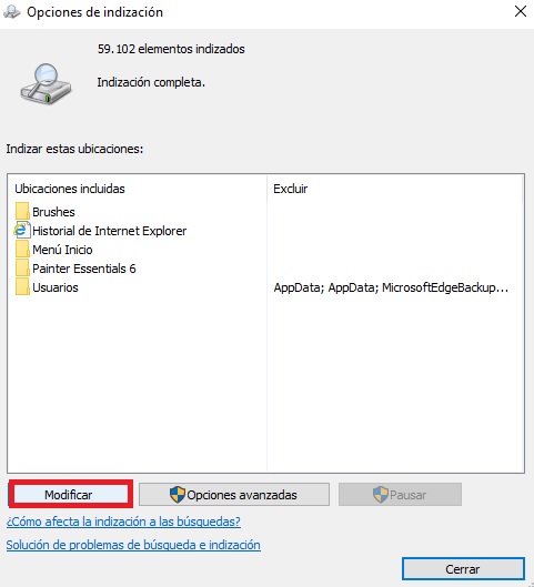  http://www.totasoftware.com/wp-content/uploads/2019/10/1570130722_97_www.softonic.com "width =" 409 "height =" 450 "/> </p>
<p> Per disattivare questa opzione, prima di tutto, premi il pulsante <strong> Start </strong>digita <strong> "Opzioni di indicizzazione" </strong> e fai clic sul risultato che Windows ti offre. Fatto ciò, fai clic sull'opzione <strong> "Modifica" </strong> e seleziona tutte quelle posizioni sul tuo disco rigido a cui desideri accedere più velocemente. Tieni presente che più scegli, più lento sarà il tuo dispositivo. </p>
<h2> <strong> Programmi per velocizzare il tuo computer con Windows 10 </strong> </h2>
<p> Se i trucchi di cui sopra sembrano insufficienti o non hai il tempo di provarli uno per uno, puoi sempre scegliere <strong> per scaricare e installare un programma </strong> appositamente progettato per aumentare le prestazioni del tuo PC. Dato che ce ne sono molti sul mercato e non tutti offrono buoni risultati (in effetti, un cattivo programma può finire per rovinare le vostre attrezzature invece di ripararle), abbiamo creato questo piccolo elenco con il quale consideriamo <strong> i programmi migliori e più sicuri </strong> per migliorare le prestazioni del tuo PC. </p>
<h3> <strong> Iolo System Mechanic </strong> </h3>
<p> <strong> Iolo System Mechanic </strong> è uno dei programmi più consigliati per <strong> pulire e migliorare le prestazioni del tuo computer </strong> con Windows 10. È in grado di analizzare, liberare RAM, bloccare i programmi di non utilizzare e spendere risorse di sistema e, naturalmente, aumentare la velocità della connessione Internet. </p>
<p> <img loading=