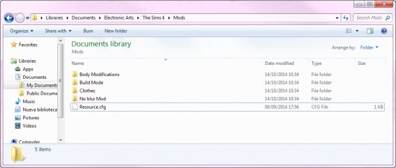 Sims-4-Mods-Folder-Folders "