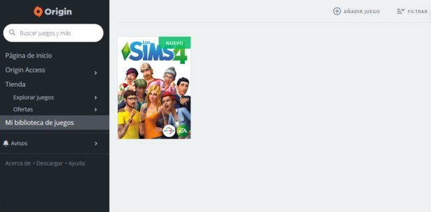 Los Sims 4 Origin "