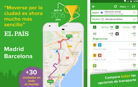  Interfaccia Citymapper "larghezza =" 534 "altezza =" 336 "/> </p>
<p> Se sei uno di quelli che vanno ovunque con i mezzi pubblici, adorerai <strong> Citymapper </strong>. Questa applicazione ti consente di calcolare i percorsi sul </strong> bus </strong><strong> della metropolitana </strong> o <strong> treno </strong> oltre a confrontare le diverse opzioni di trasporto disponibili nella tua zona. Oltre a tutto ciò, l'app offre informazioni in tempo reale su quando arriverà il trasporto e ti consente di includere avvisi in modo da sapere sempre qual è la tua fermata e quando scendere. </p>
<p><!-- Start shortcoder --> </p>
<p class=