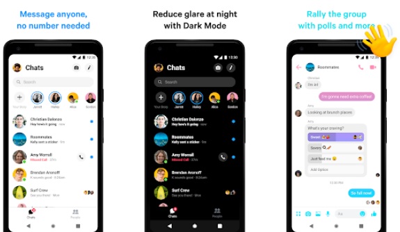  Interfaccia di Messenger "larghezza =" 575 "altezza =" 334 "/> </p>
<p> Se sei un amante dei social media, sicuramente conosci già <strong> Messenger </strong>. Questa è l'applicazione di messaggistica creata da <strong> Facebook </strong> grazie alla quale puoi chattare, conversare e videochiamare con tutti i tuoi amici della rete Zuckerberg. </p>
<p> Facebook Messenger è particolarmente utile se hai amici in tutto il mondo ma non ce l'hai o <strong> non vuoi condividere il tuo numero di telefono </strong> con loro. Questo ti permetterà <strong> di chattare comodamente </strong> con tutti i tuoi amici e conoscenti ovunque tu sia e quindi non perdere mai il contatto. Oltre alle funzionalità della maggior parte delle app di chat, Facebook Messenger incorpora un servizio per realizzare video e <strong> selfie con filtri </strong> ed effetti per sorprendere tutti i tuoi amici. </p>
<p> Se tutto ciò che vuoi è chattare, Facebook Messenger ha una versione <strong> Lite </strong> del programma, ideale per spendere le risorse minime sullo smartphone. </p>
<p><!-- Start shortcoder --> </p>
<p class=