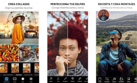  Interfaccia PicsArt "larghezza =" 568 "altezza =" 343 "/> </p>
<p> <strong> PicsArt </strong> è un'app progettata appositamente per tutti coloro che cercano un modo semplice per <strong> ritoccare le fotografie </strong> e dare loro un tono speciale e divertente per i social network. </p>
<p> Con oltre <strong> 700 milioni di download </strong> alle spalle, non sorprende che PicsArt sia una delle applicazioni di fotoritocco più popolari su Google Play. Ciò ti consente di convertire le tue foto in collage, clipart, emoji e adesivi, nonché di aggiungere tutti i tipi di filtri di bellezza <strong> al tuo sé </strong>. Altamente raccomandato. </p>
<p><!-- Start shortcoder --> </p>
<p class=