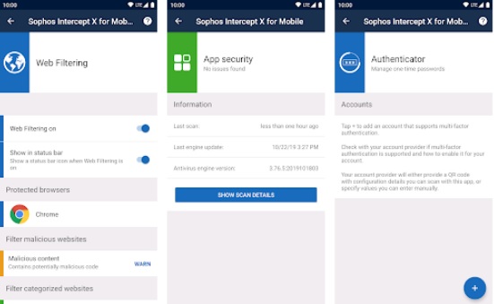  Interfaccia di Sophos Intercept X "larghezza =" 551 "altezza =" 339 "/> </p>
<p> Infine, è anche interessante sottolineare che se si hanno bambini o minori a casa, Sophos Intercept X ha uno strumento di controllo parentale <strong> </strong>. Grazie ad esso puoi bloccare applicazioni e siti Web pericolosi in modo che i tuoi piccoli non cadano per i loro inganni. </p>
<p><!-- Start shortcoder --> </p>
<p class=