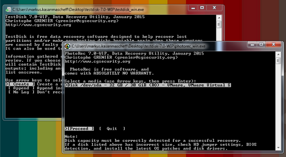  testdisk recovery di immagini, video e file cancellati "width =" 568 "height =" 311 "/> </p>
<p> Durante l'esecuzione sulla riga di comando <strong> </strong>la sua facilità d'uso è inferiore a quella di Recuva e di altre applicazioni, ma è compensata da un magnifico tutorial <strong> </strong>. È anche un ottimo recuperatore di foto e video. </p>
<p> La combinazione di TestDisk e PhotoRec è ideale se si desidera che <strong> esegua la scansione e il ripristino di qualsiasi tipo di file </strong> in modo efficiente. Tuttavia, è un'opzione consigliata solo per gli utenti che hanno già sperimentato l'argomento e ai quali non dispiace dedicare qualche minuto per apprenderne il funzionamento. Puoi scaricare entrambi i programmi gratuitamente con queste righe. </p>
<p><!-- Start shortcoder --> </p>
<p class=