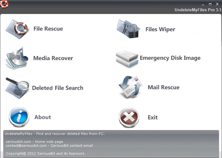  UndeleteMyFiles Pro interfaccia "larghezza =" 727 "altezza =" 520 "/> </p>
<p> Come programma aggiuntivo vogliamo consigliarti <strong> UnDeleteMyFiles Pro </strong>uno strumento totalmente gratuito che sebbene non sia colorato né offre un'interfaccia così bella come il resto delle opzioni, è <strong> altrettanto efficace </strong>. </p>
<p> UnDeleteMyFiles Pro è accompagnato da tutti gli strumenti necessari per recuperare un file perso. Basta scansionare il dispositivo, selezionare i file desiderati e <strong> fare clic sull'opzione per recuperarlo </strong>. Il suo unico svantaggio è che, diversamente dal resto dei programmi, non conoscerai la qualità <strong> del file risultante </strong> fino a quando non lo avrai ripristinato. </p>
<p> Oltre a poter ripristinare i file, UnDeleteMyFiles Pro offre altri strumenti interessanti per proteggere i tuoi dati. Tra questi troviamo la possibilità di <strong> creare copie di backup del tuo disco rigido </strong> o, se lo desideri, consente anche a <strong> di eliminare i file in modo sicuro </strong>. Naturalmente, tieni presente che se usi questa ultima opzione non sarai in grado di recuperare il tuo file anche se lo desideri. </p>
<p><!-- Start shortcoder --> </p>
<p class=
