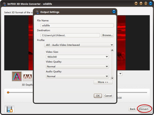 conversione video 2d in 3d