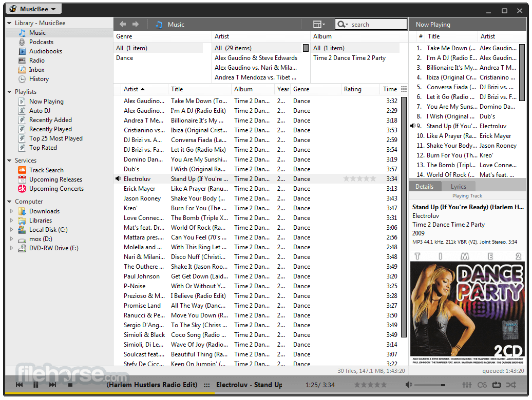 Programma MusicBee 3.2.6756 Download per Windows / Software PC e Guide Tech