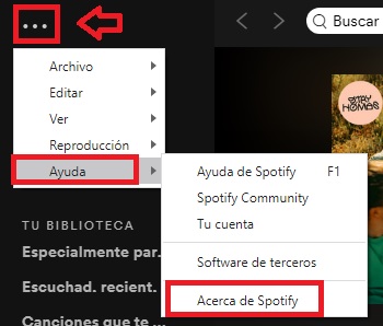 Come aggiornare Spotify "width =" 350 "height =" 298 "/> </p>
<p> Nel caso in cui sia disponibile una nuova versione dell'applicazione, verrà visualizzato un messaggio che la informa, seguito da un collegamento per scaricarlo. Se preferisci, puoi anche scaricare l'ultima versione di <strong> di Spotify per PC </strong> sotto queste linee. </p>
<p class=