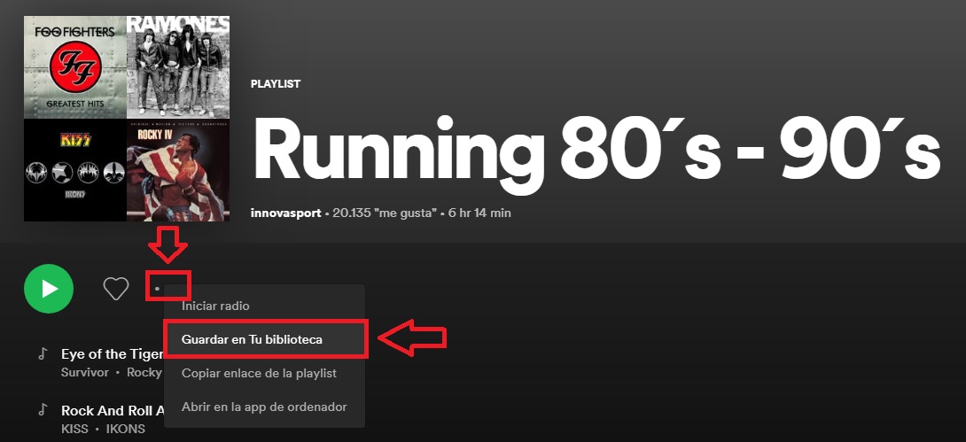  Come salvare una playlist "larghezza =" 600 "altezza =" 275 "/> </p>
<p> Successivamente la playlist verrà salvata nella libreria di brani di Spotify. Per accedervi, fai semplicemente clic sul pulsante <strong> «La tua libreria» </strong> che puoi trovare nel menu a destra dello schermo e seleziona l'icona della playlist che desideri ascoltare. È così semplice! </p>
<h2> <strong> Come scaricare una playlist Spotify </strong> </h2>
<p> Spotify è un'ottima applicazione per ascoltare musica ovunque tu sia, tuttavia, poiché si tratta di una piattaforma di streaming, se la usi da qualche parte dove non è presente una connessione Wi-Fi, utilizzerai i dati dal tuo cellulare. Questo è il motivo per cui si raccomanda che se stai andando a fare una passeggiata e vuoi portare la tua playlist ovunque, <strong> prima scarica tutte le sue tracce </strong>. Come farlo? Molto semplice, basta fare clic sulle nostre guide dettagliate per scaricare le tracce di Spotify. </p>
<p> Già con le tue tracce scaricate non dovrai preoccuparti di spendere i tuoi dati di <strong> tariffa mobile </strong> e sarai in grado di ascoltare tutte le tue playlist indipendentemente dal fatto che tu sia o meno connesso a Internet. </p>
<p> Speriamo che la nostra selezione di <strong> le migliori playlist di Spotify </strong> per goderti quest'estate che ti è piaciuta e che hai servito a ravvivare questa vacanza. Hai una playlist che ascolti spesso o una canzone che ritieni sia un candidato valido per questa canzone dell'estate 2024? Abbiate il coraggio di condividerlo con noi nella sezione commenti! </p>
<p class=