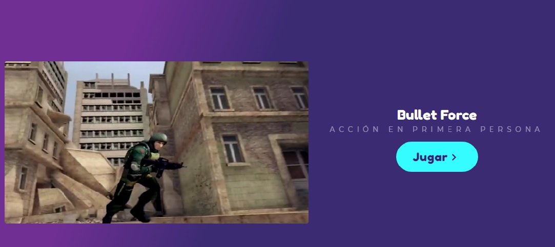  Bullet Force "width =" 600 "height =" 268 "/> </p>
<p> <strong> Bullet Force </strong> è uno sparatutto in prima persona potente e solido <strong> </strong> molto simile al classico Counter Strike. Questo ha <strong> una buona grafica HD </strong>quindi in nessun momento ti sembrerà di giocare a un browser game. Per iniziare a giocare, crea semplicemente un gioco e seleziona il numero massimo di giocatori per esso. Invita i tuoi amici o attendi che alcuni sconosciuti si uniscano a te per iniziare il gioco. Vuoi provarlo? </p>
<p> <strong> GIOCA A BULLET FORCE </strong> </p>
<h3> <strong> DarkOrbit Reloaded </strong> </h3>
<p> <img decoding=