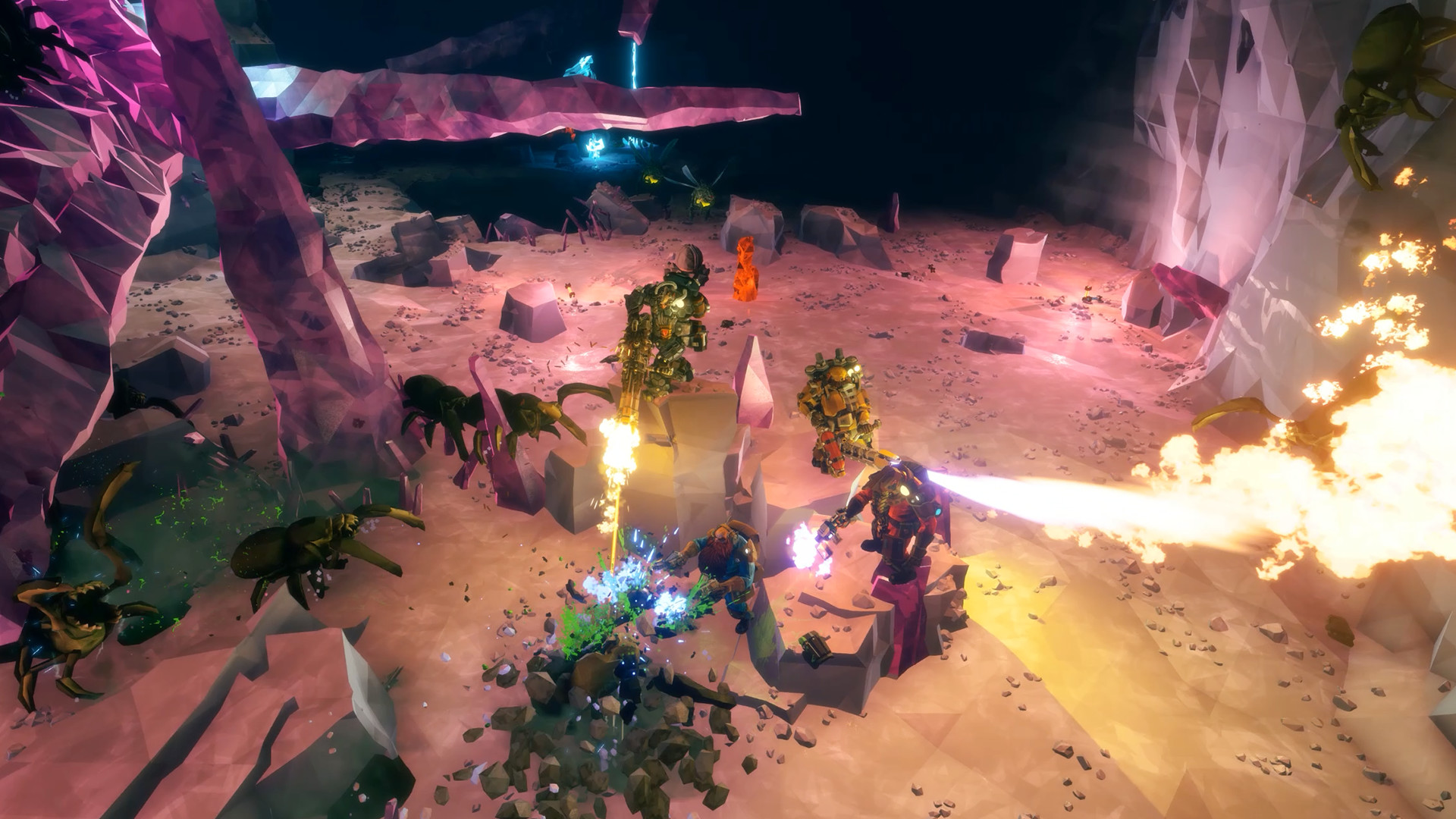  Deep Rock Galactic "width =" 600 "height =" 338 "/> </p>
<p> <strong> Deep Rock Galactic </strong> è un divertente sparatutto cooperativo che permette a un massimo di <strong> 4 giocatori simultanei </strong> di immergersi nel suo mondo di fantascienza. In esso potremo incarnare un gruppo di <strong> nani siderali </strong> incaricati di liberare grotte piene di mostri alieni. Deep Rock Galactic offre 4 diverse classi di nani: Gunner, Scout, Driller e Engineer. Ognuno di loro ha le sue caratteristiche e saper scegliere quella giusta sarà fondamentale per uscire vivi dal gioco. Uno dei punti di forza di Deep Rock Galactic è che gli ambienti di ogni livello sono completamente distruttibili, creando ore di folle divertimento senza tregua. Ideale per <strong> amanti degli sparatutto </strong> alla ricerca di un divertente gioco cooperativo. Puoi scaricare Deep Rock Galactic sotto queste righe. </p>
<p class=