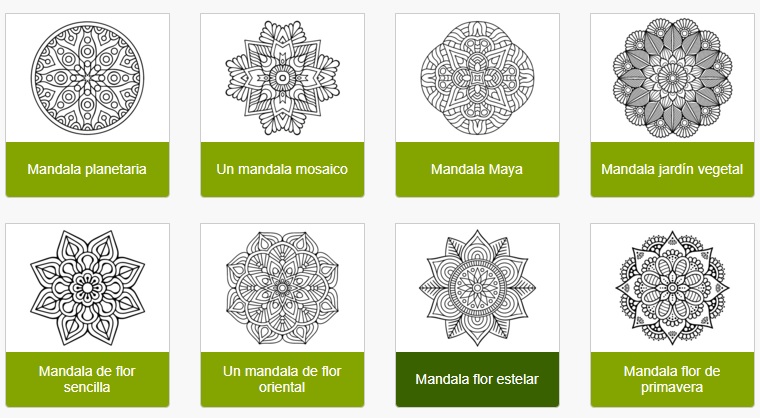  Cartoon Image.net "larghezza =" 600 "altezza =" 330 "/> </p>
<p> Dibujos.net è un eccellente sito web dove puoi trovare e <strong> scaricare mandala </strong> completamente <strong> gratuitamente </strong>. Questi sono divisi in categorie, offrendo mandala con disegni a mosaico, mandala Maya, con motivi da giardino, fiori, a forma di stella, ecc. Oltre a tutto ciò, se ti stanchi dei mandala, il web offre anche <strong> disegni e disegni da colorare </strong> di tutti i tipi. Altamente consigliato se ti piace disegnare o se vuoi avere una fonte inesauribile di disegni da dipingere. </p>
<p> <strong> VAI A DRAWINGS.NET </strong> </p>
<h2> <strong> The Spruce Crafts </strong> </h2>
<p> <img decoding=