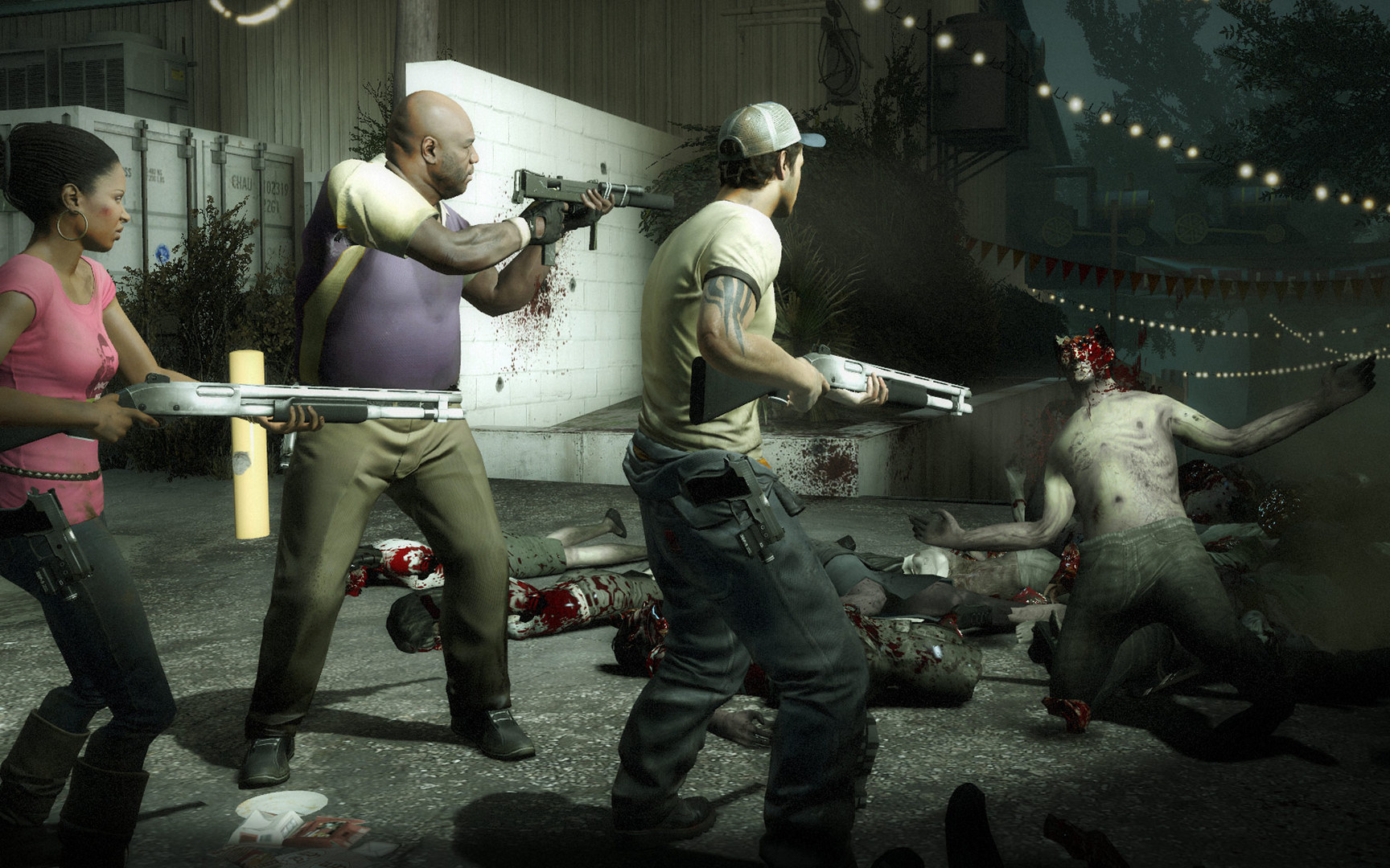  Left 4 Dead 2 "width =" 600 "height =" 375 "/> </p>
<p> <strong> Left 4 Dead </strong> è un classico tra i <strong> sparatutto cooperativi </strong> con un tema <strong> zombie </strong>. Sia la prima che la seconda parte sono ideali per i fan dei film horror per divertirsi cercando di sopravvivere a ondate di non morti. Entrambi Left 4 Dead offrono un sistema di gioco simile, dandoci 4 sopravvissuti con abilità e stili di gioco molto diversi. Per avere successo nei giochi, sarà essenziale per ogni gruppo di amici assegnarsi un ruolo e <strong> collaborare con gli altri per andare avanti </strong>. Ed è che per poter superare i livelli, sarà assolutamente essenziale che ci sia un forte rapporto tra tutti i giocatori e che comunichino costantemente. Se sei interessato, puoi scaricare sia Left 4 Dead sotto queste righe. </p>
<p class=
