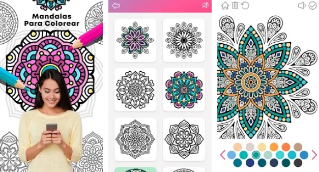  Mandala colorazione interfaccia "larghezza =" 627 "altezza =" 338 "/> </p>
<p> <strong> Mandalas To Color – Mandala Coloring Book </strong> è un'ottima applicazione per colorare i mandala. Qui troverai <strong> più di 100 illustrazioni </strong> divise tra mandala e zendala, dove puoi anche scegliere tra categorie con mandala animale dettagliate, facili, ecc. Colorare un mandala è semplice come selezionare l'illustrazione che desideri, fare clic sul colore e iniziare a riempire gli spazi vuoti. L'applicazione ha anche un sistema <strong> di livelli progressivi </strong>così come completi semplici mandala sarai in grado di passare ad altri molto più complicati. Ed è completamente <strong> gratuito </strong>! Puoi scaricare Mandala Coloring Book – Mandala Coloring Book in modo rapido e sicuro con queste linee. </p>
<p class=