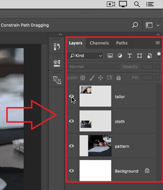 Tutorial di Photoshop "width =" 500 "height =" 584 "/> </p>
<p> Un <strong> layer </strong> è ancora un'immagine, un disegno o una fotografia che sovrastamperemo su uno sfondo di base. Ciascuno degli strati verrà posizionato sopra o sotto il resto, creando un effetto simile alla carta a cipolla. </p>
<p> Quindi, se ad esempio abbiamo un'immagine di base <strong> </strong> e su di essa il <strong> layer 1 </strong> e su quest'ultimo il <strong> layer 2 </strong>il layer 1 verrà sovrastampato sullo sfondo e, se mai, il livello 2 verrà sovrapposto al livello 1 e sullo sfondo. </p>
<p> Una volta creati i livelli, puoi lavorarci sopra <strong> selezionandoli nella loro finestra </strong>. Fatto ciò, potrai modificare l'immagine senza problemi e le modifiche appariranno solo nel livello selezionato e in quelli sottostanti. </p>
<p> Per mostrare o nascondere i livelli e quindi poter lavorare con maggiore precisione, è sufficiente fare clic sull'icona <strong> a forma di occhio </strong> accanto ad essi. In questo modo deciderai se il layer selezionato è visibile o se al contrario verrà mostrato come invisibile. </p>
<p> Le utilità degli strati sono molteplici, ma la loro funzione fondamentale sono i <strong> montaggi </strong> mediante l'edizione simultanea di fotografie. </p>
<h2> <strong> 4.- Usa maschere di livello </strong> </h2>
<p> Ora che sai cosa sono i livelli e come modificarli, ti insegneremo come utilizzare <strong> maschere di livello </strong>. Questi ti consentono di mostrare o nascondere una sezione del livello che desideri. </p>
<p> <img decoding=