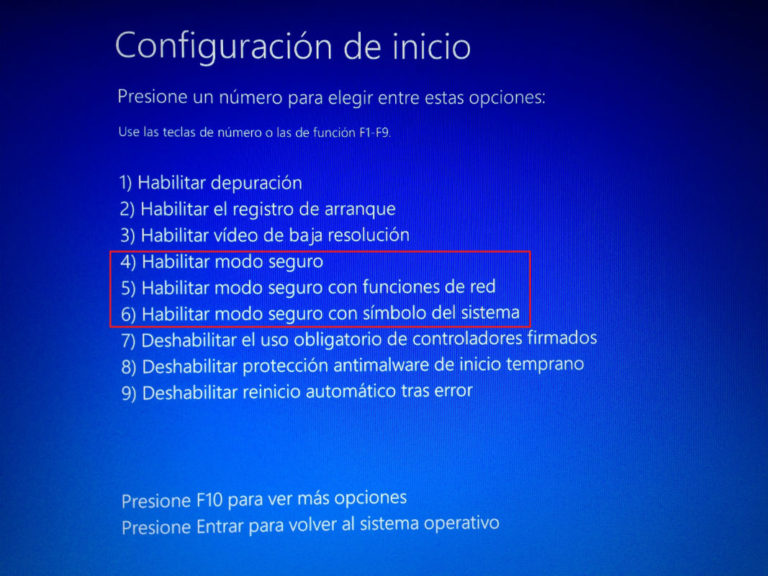  Modalità provvisoria di Windows 10 "width =" 600 "height =" 450 "/> </p>
<p> Con l'arrivo di Windows 10, il modo di accedere alla sua <strong> modalità provvisoria </strong> o modalità provvisoria è cambiato. Per fare ciò, sarà necessario accedere al menu di avvio del sistema operativo tenendo premuto il tasto <strong> MAIUSC </strong> e quindi facendo clic sull'opzione <strong> riavvia Windows </strong>. </p>
<p> Fatto ciò, accedi alle sue opzioni avanzate e clicca sul pulsante <strong> «Impostazioni di avvio» </strong>. Nella nuova schermata, fare clic su "<strong> Visualizza altre opzioni di ripristino" </strong> e riavviare il computer. Infine, una volta visualizzato il menu di configurazione di avvio del tuo sistema operativo, avrai le seguenti opzioni per avviare la modalità provvisoria: </p>
<ol>
<li> Abilita modalità provvisoria – Premi 4 o F4 </li>
<li> Abilita modalità provvisoria con rete – Premi 5 o F5 </li>
<li> Abilita la modalità provvisoria con prompt dei comandi – Premi 6 o F6 </li>
</ol>
<p> Se desideri saperne di più su come avviare Windows 10 in modalità provvisoria, ti consigliamo di dare un'occhiata alla nostra <strong> guida passo passo </strong>. </p>
<p class=