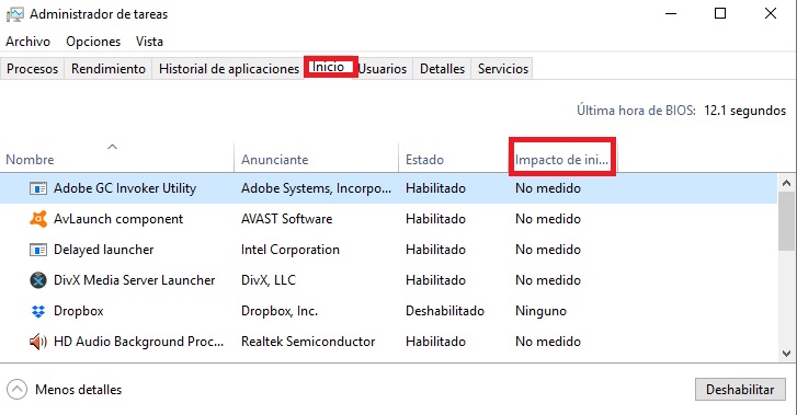 Trucchi per velocizzare Windows 10 "larghezza =" 600 "altezza =" 313 "/> </p>
<p> È molto comune che col passare del tempo il nostro PC Windows 10 inizi a funzionare <strong> sempre più lentamente </strong> al punto da frustrare i suoi utenti. Ed è che, sebbene ci troviamo di fronte a un eccellente sistema operativo, fattori come file temporanei in eccesso, bloatware o programmi che consumano molte risorse finiscono per incidere sulle sue prestazioni. </p>
<p> Esistono numerosi trucchi che possono velocizzare un computer Windows 10 in un batter d'occhio. Due dei più efficaci sono <strong> aggiornare il sistema operativo </strong> e <strong> disattivare i programmi </strong> che hanno un grande impatto sull'avvio del computer. Se entrambi non ti hanno dato risultati, niente paura, sotto queste righe abbiamo una guida approfondita con tanti accorgimenti per recuperare la velocità del tuo PC. </p>
<p class=