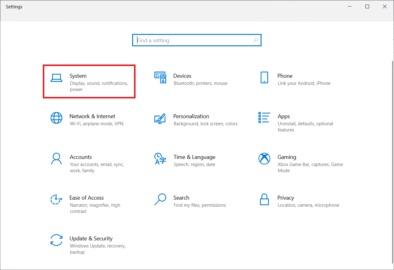 impostazioni di sistema. Come andare a schermo intero su Windows 10